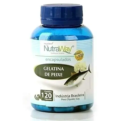 Gelatina De Peixe 120 Cap Nutra Way