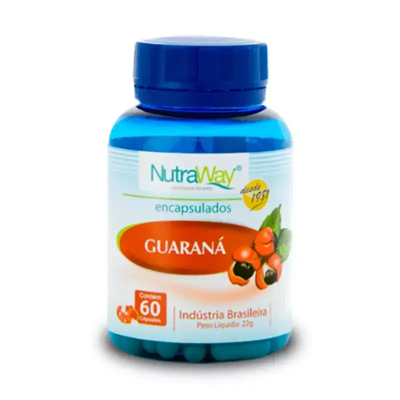 Guaraná 300mg 60caps - Nutraway