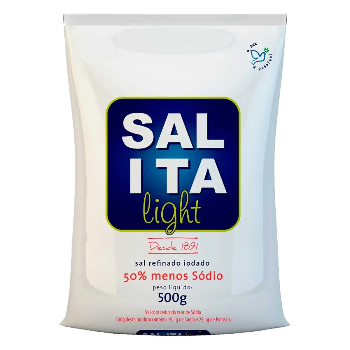 Sal Refinado Iodado Ita Light 500g