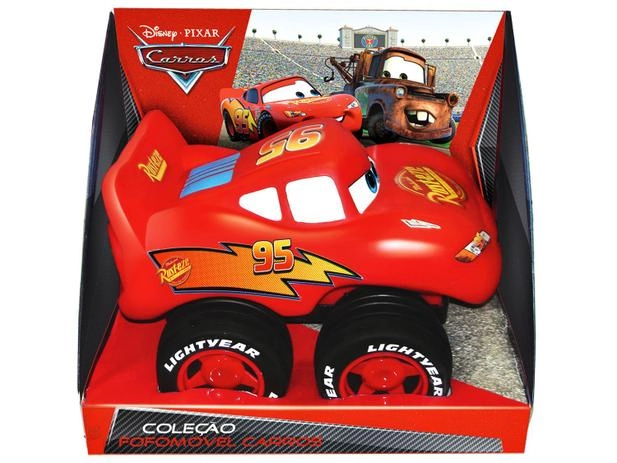 Carro Fofomóvel - Disney Cars - Relâmpago McQueen - Lider