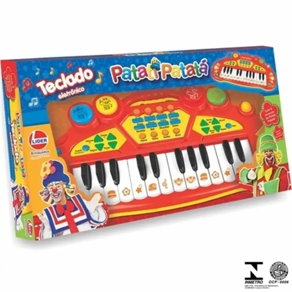 Brinquedo Teclado Eletronico Patati Patata