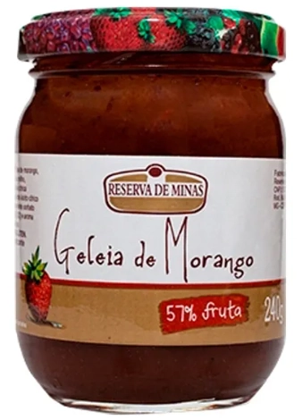Geleia De Morango 240g Reserva De Minas