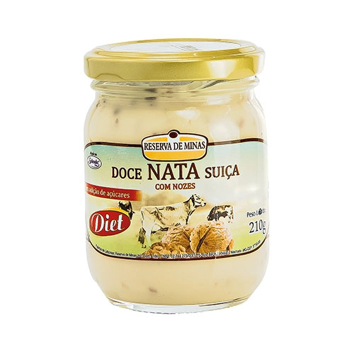 Doce Nata Suica Diet C/nozes Reserva