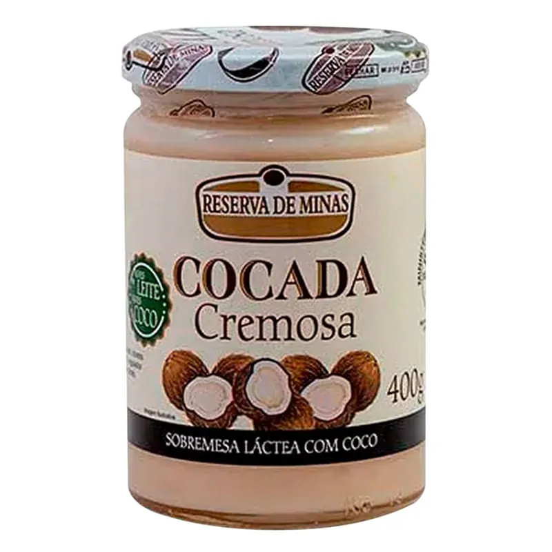 Cocada Cremosa Premium Reserva De Minas 400g