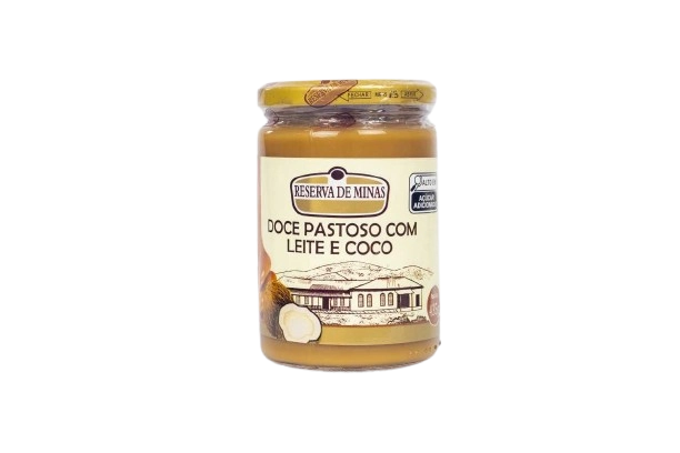 Doce Pastoso C/leite E Coco Reserva De Minas Vd 435g