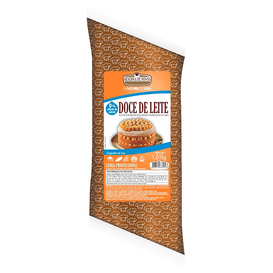 Doce De Leite Zero Acucar 1.01kg Reserva De Minas