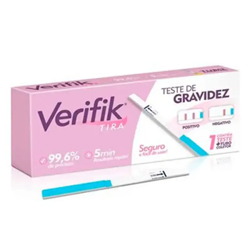 Teste de Gravidez Verifik Easy 99,9% Precisão