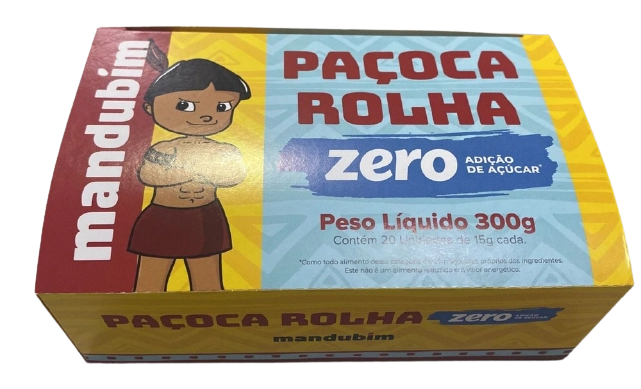 Pacoca Mandubim 300g Embrulhada Zero