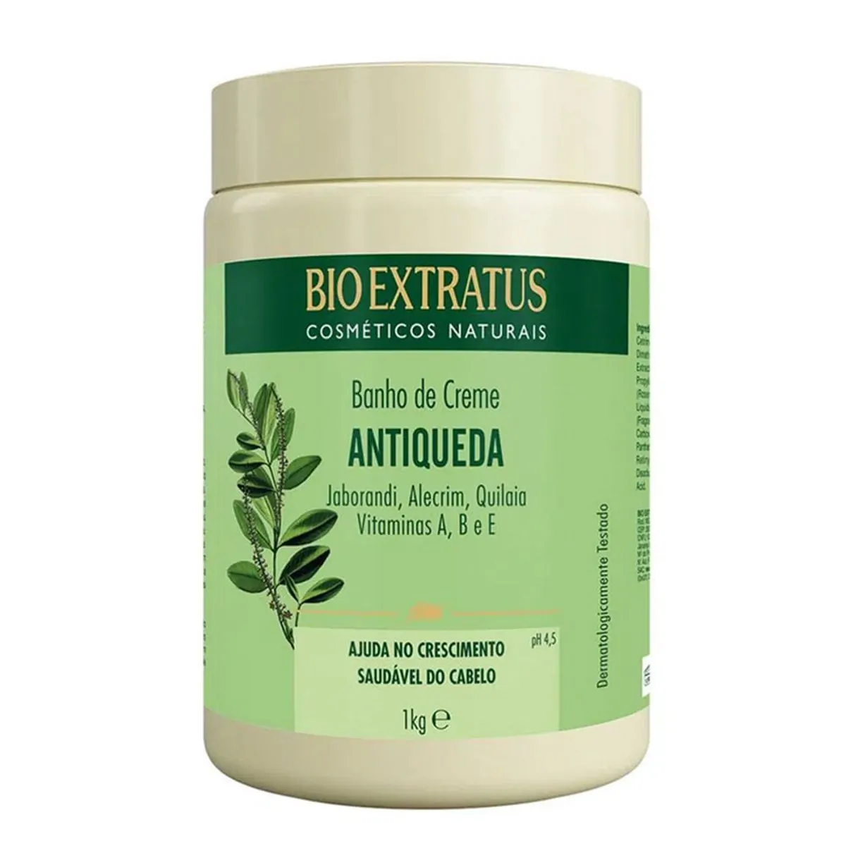 Jaborandi Antiqueda E Crescimento Máscara 1kg Bio Extratus