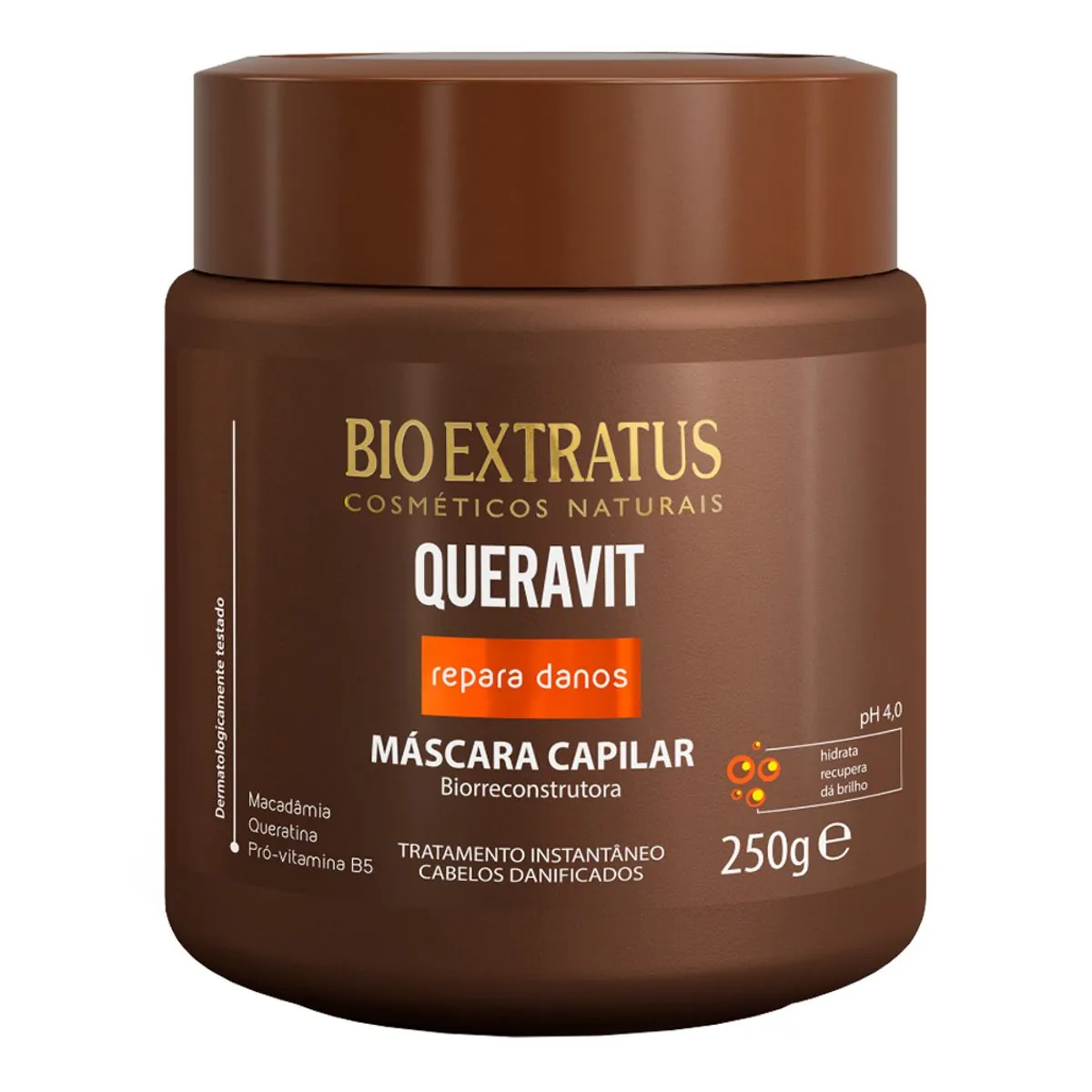 Mascara Capilar Bio Extratus Queravit Biorreconstrutora 250g