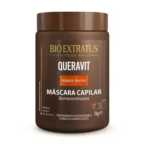 MÁSCARA BIO RECONSTRUTOR CAPILAR QUERAVIT 01 lt BIO EXTRATUS