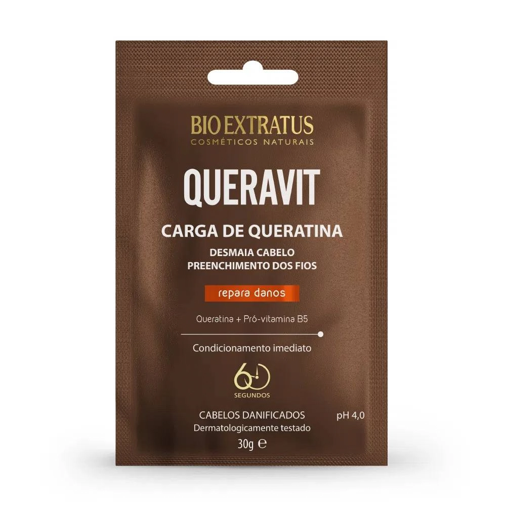 Carga De Queratina Bio Extratus Queravit Envelope 30g