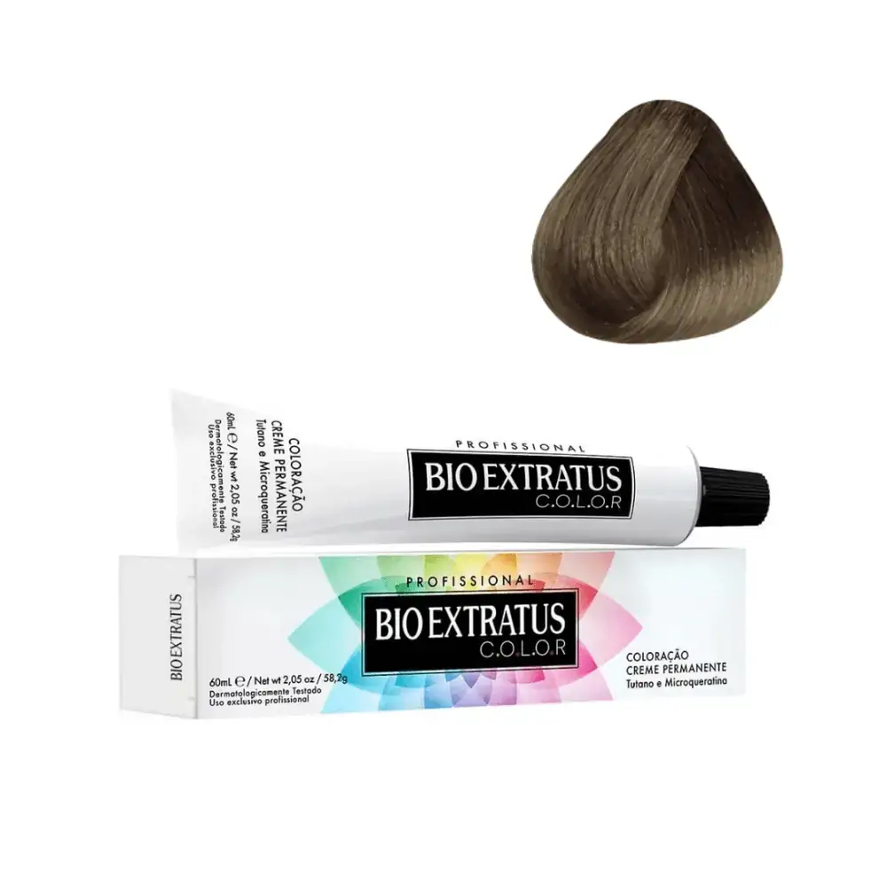 Tintura Bio Extratus Color Louro Médio Acinzentado 7.1