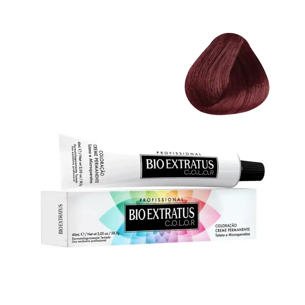 Tintura Bio Extratus Color Louro Escuro Vermelho Intenso 6.66