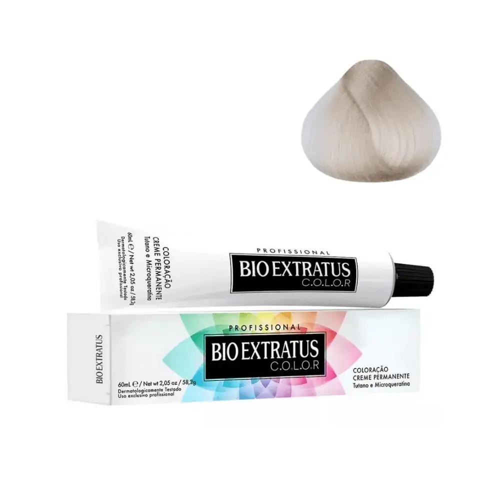 Tintura Bio Extratus Color Louro Muito Claro Irisado Acinzentado 9.21