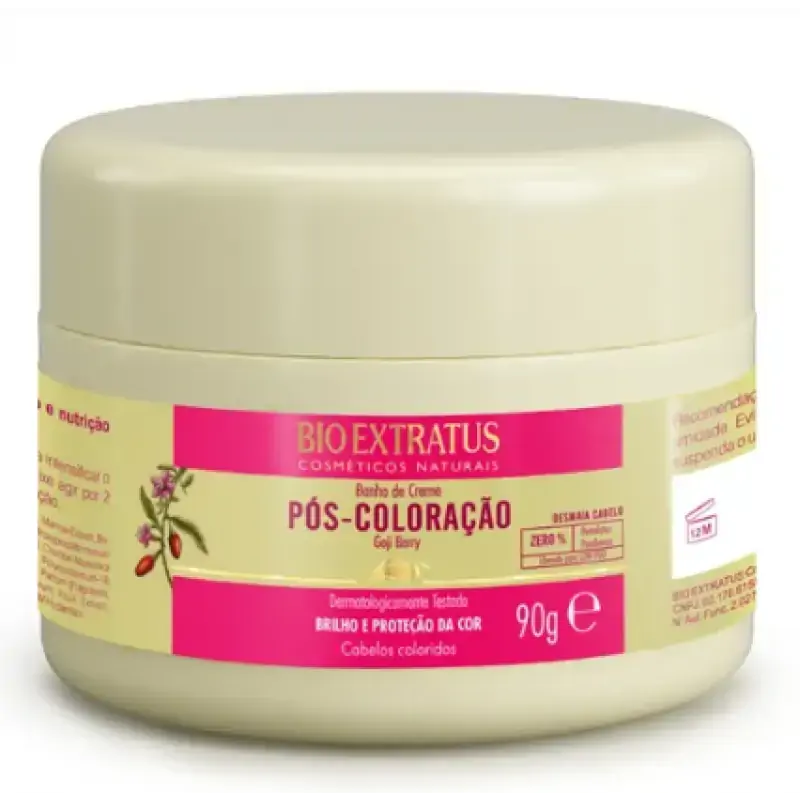 Creme/mascara Tratamento Bioextratus Pos Coloracao 90g