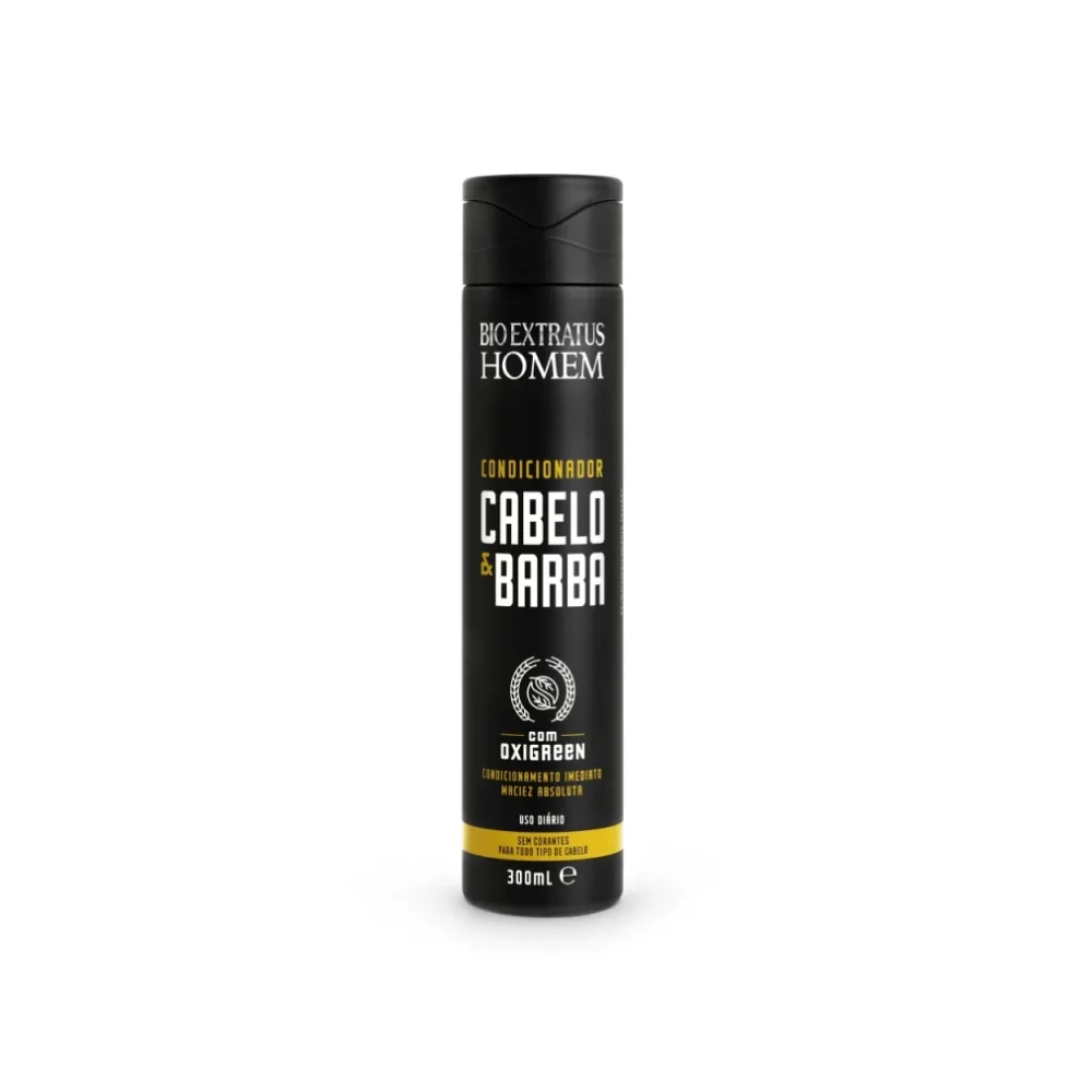 Condicionador Homem Cabelo E Barba 300ml Bio Extratus Homem