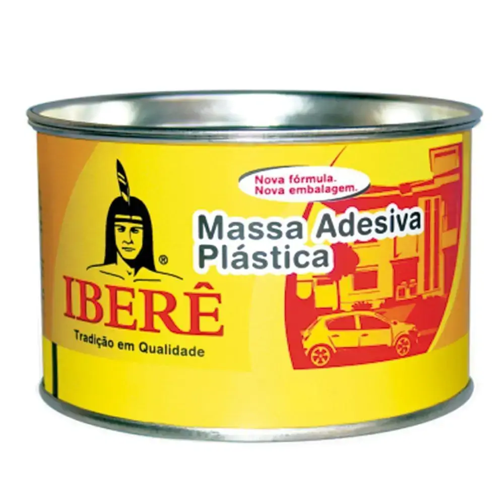 Massa Plastica Ibere 1kg Cinza Unidade 0001 Unidade