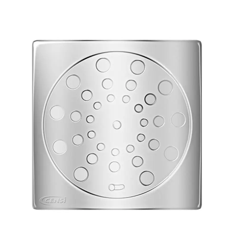 Grelha C/fecho Quadrada Aço Inox Censi 100mm 7720