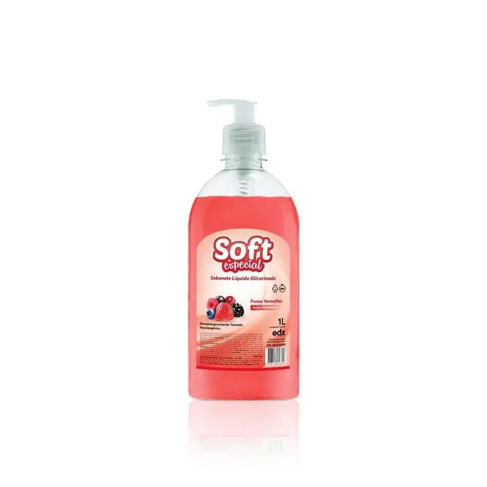Sab. Liq Soft Esp Perolizado 500ml Fr. Vermelhas