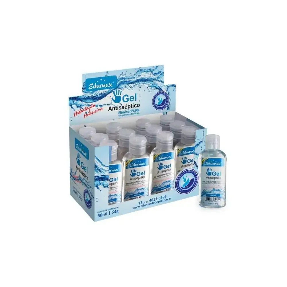 Gel Antisseptico Edumax 60ml Neutro