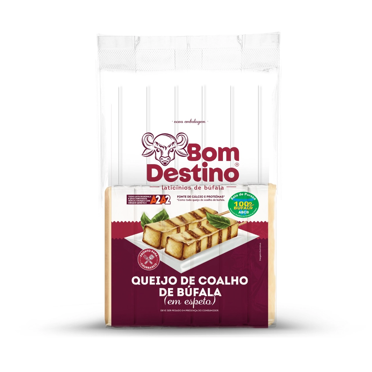 Queijo Fresco De Búfala Em Espeto Bom Destino