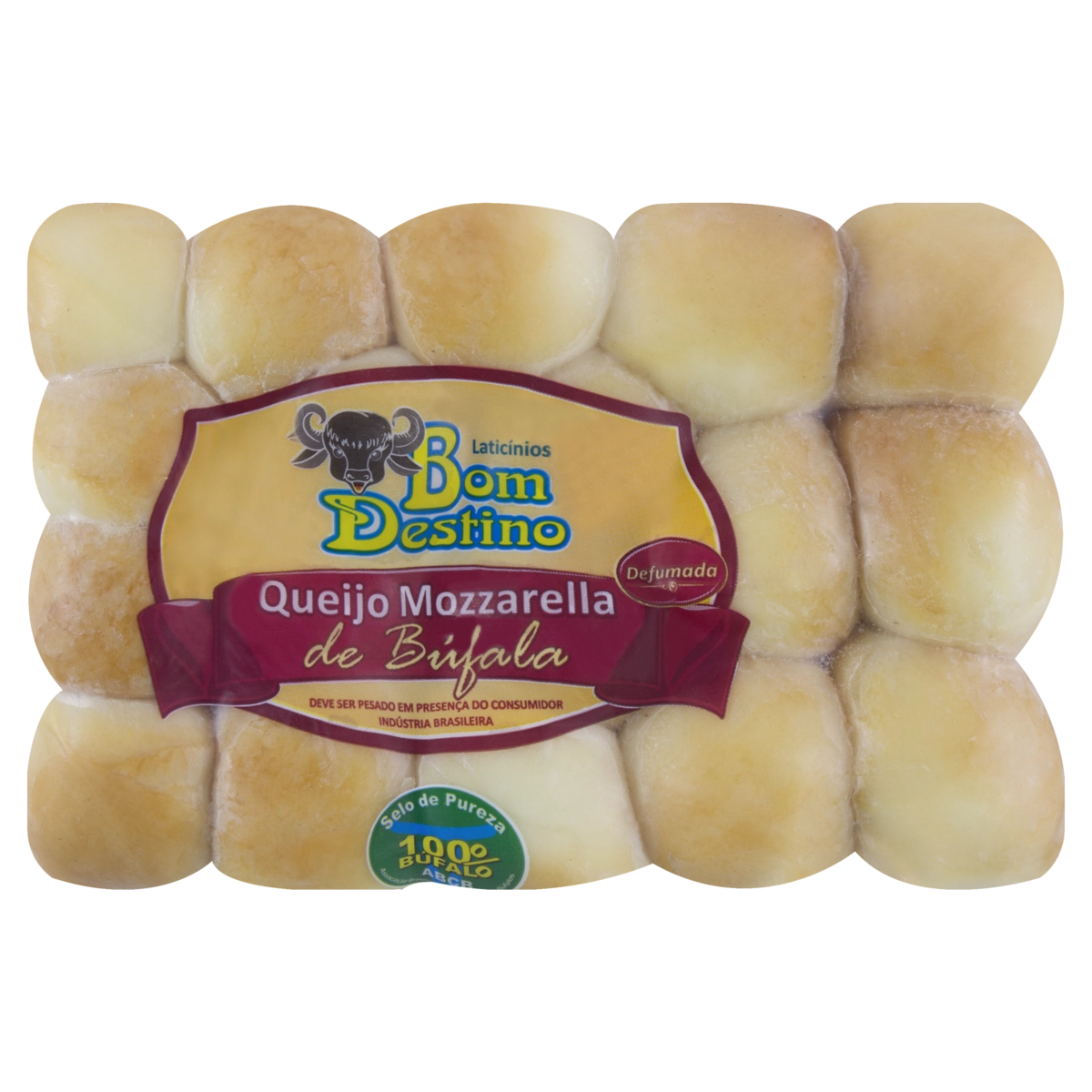Queijo Mozzarella De Búfala Bola Defumada Bom Destino