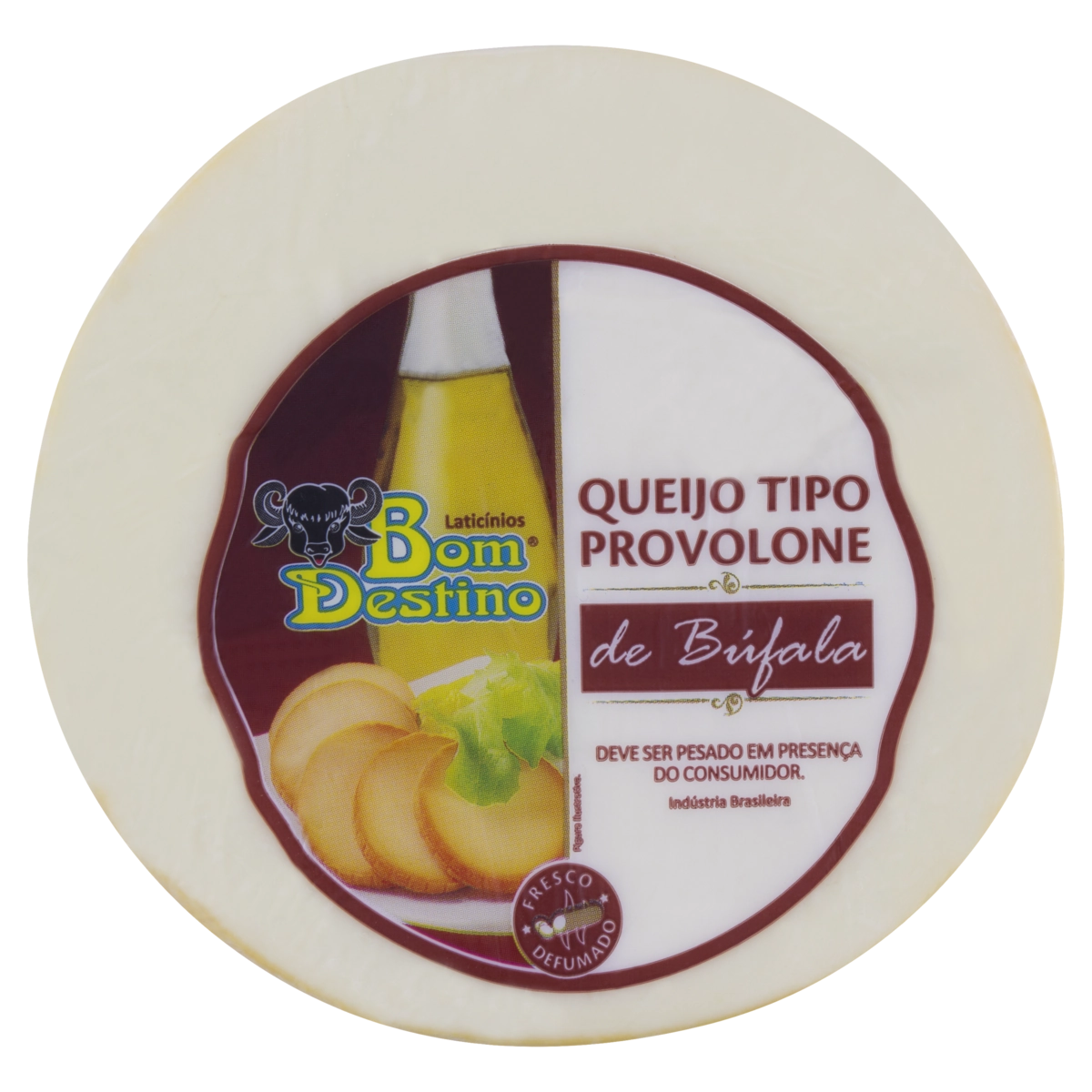 Queijo Provolone De Búfala Defumado Bom Destino