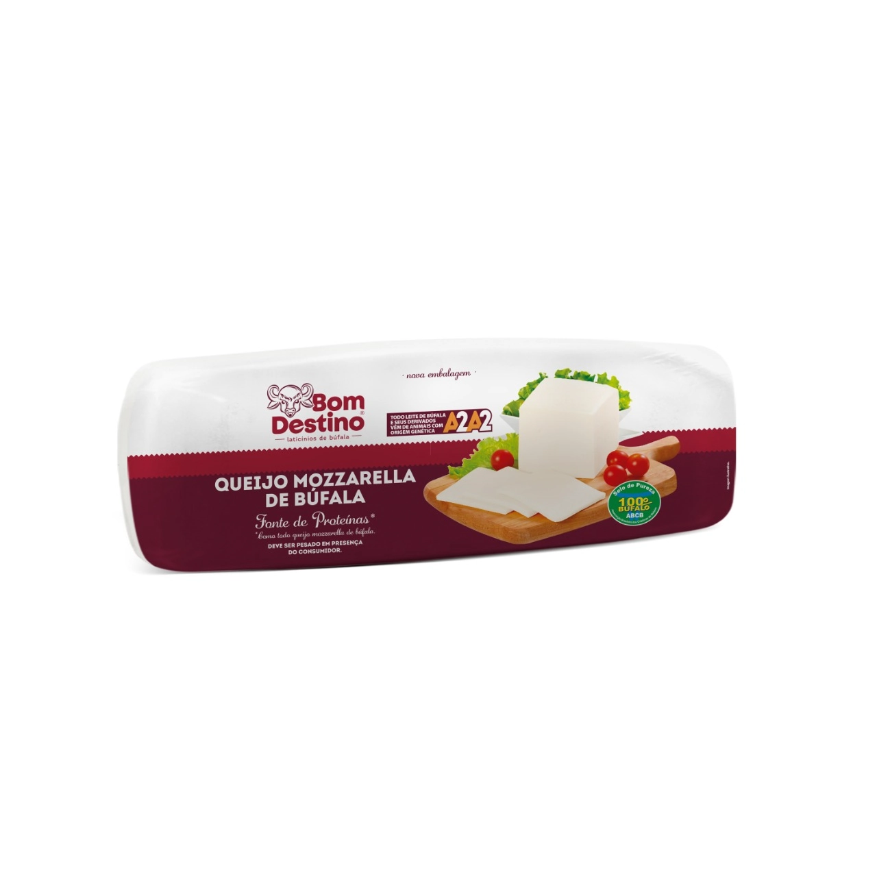 Queijo Mussarela De Búfala Zero Lactose Bom Destino