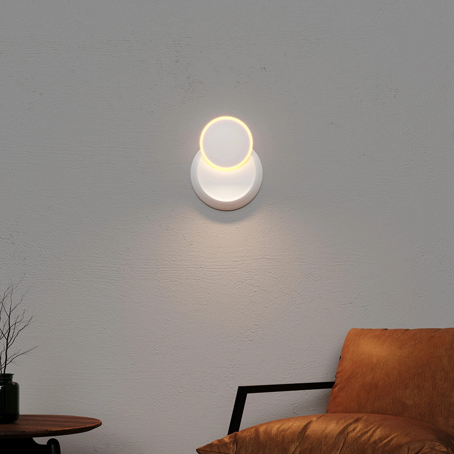 Arandela LED Interna de Parede Bivolt Branca IP65 SL Imports