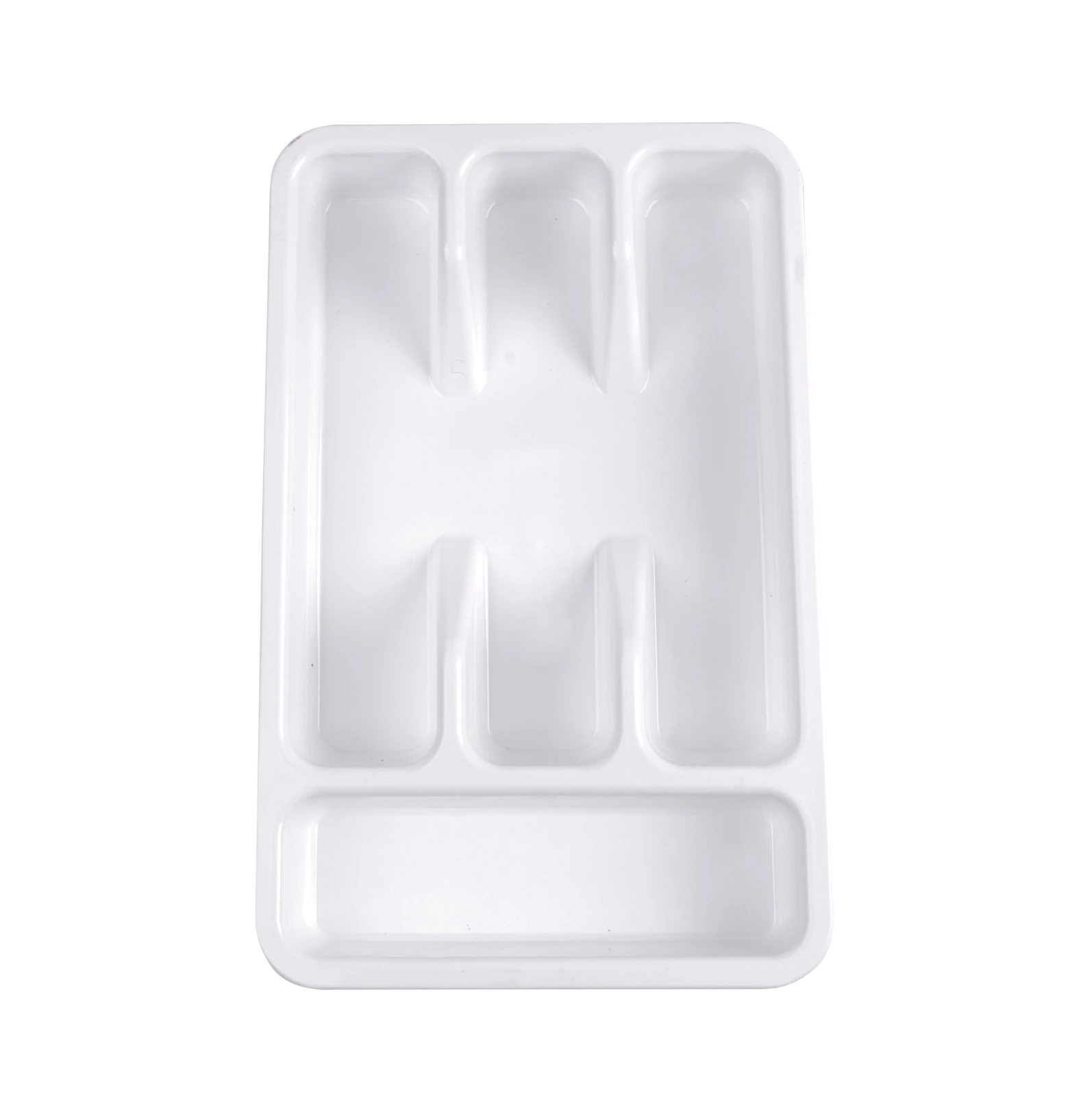 Porta Separador Quatro Divisor De Talher Organizador Gaveta Branco