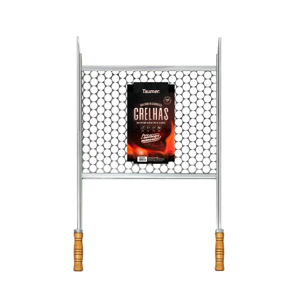 Grelha Inox Taumer Tela Moeda 50x80cm