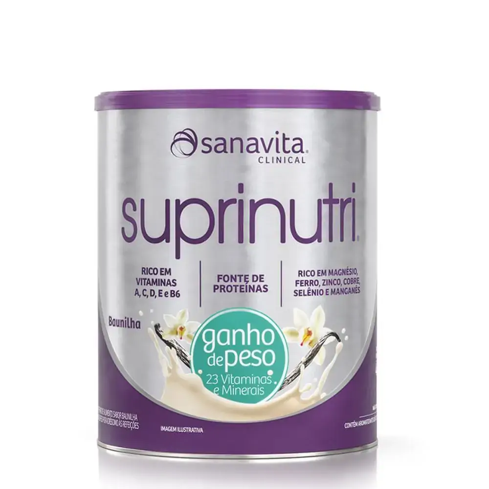 Suprinutri Sanavita Ganho De Peso Sabor Baunilha
