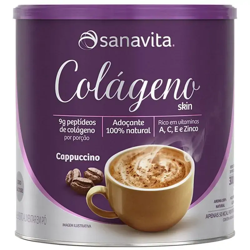 Colágeno Hidrolisado Sanavita Sabor Cappuccino