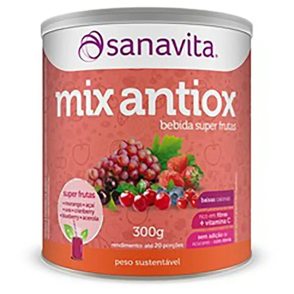 Mix Antiox Bebida Super Frutas 300g Sanavita
