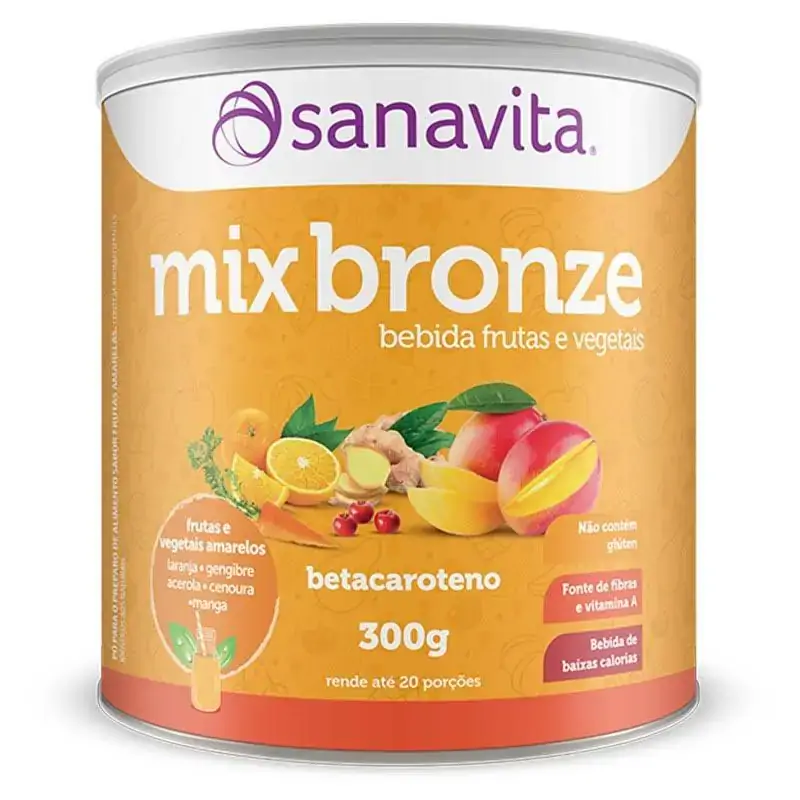 Mix Bronze Frutas E Vegetais 300g Sanavita