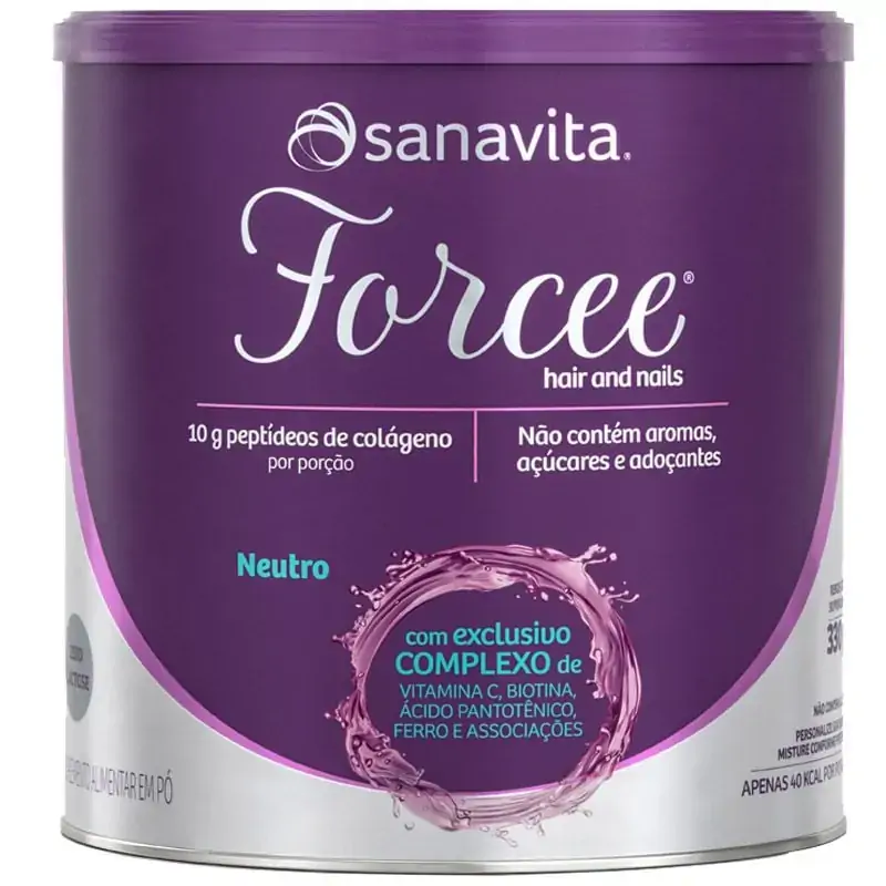 Forcee Neutro 330g Sanavita Atletas/prat Atividades Fisica