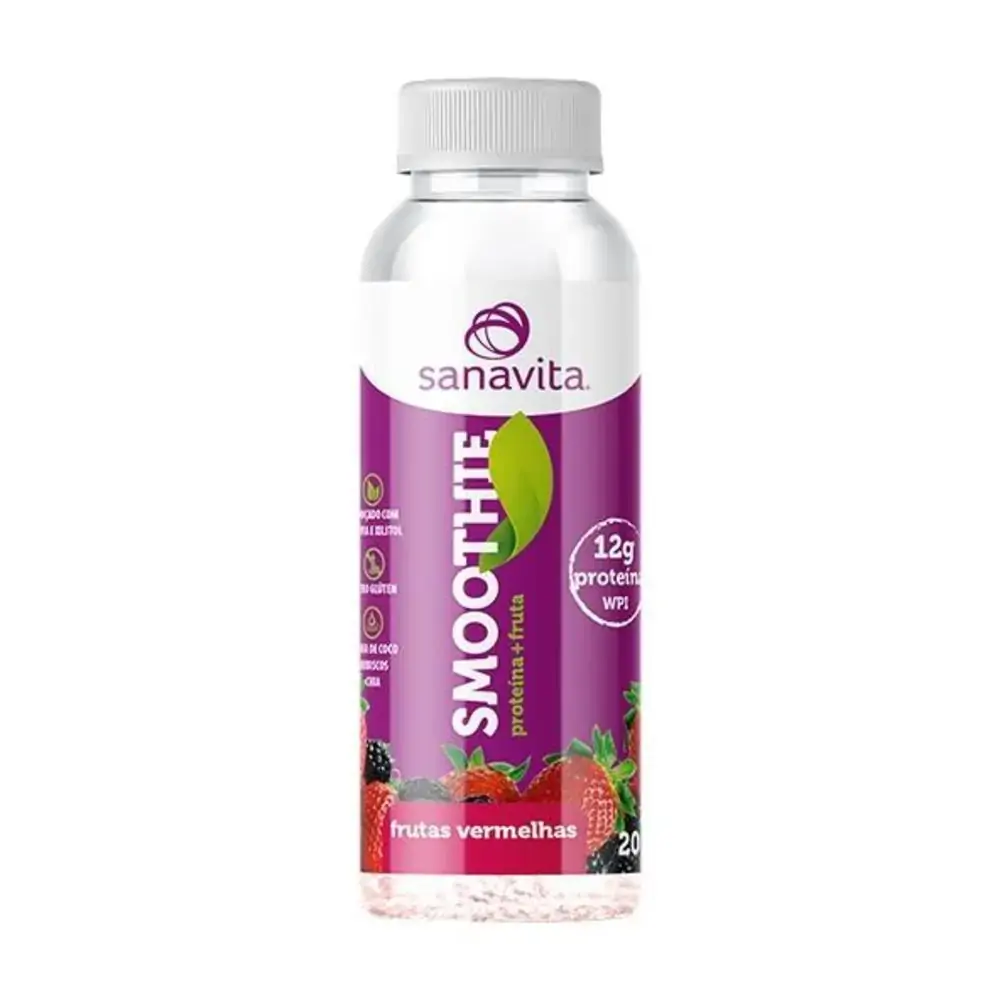 Smoothie Frutas Vermelhas Frasco Sanavita