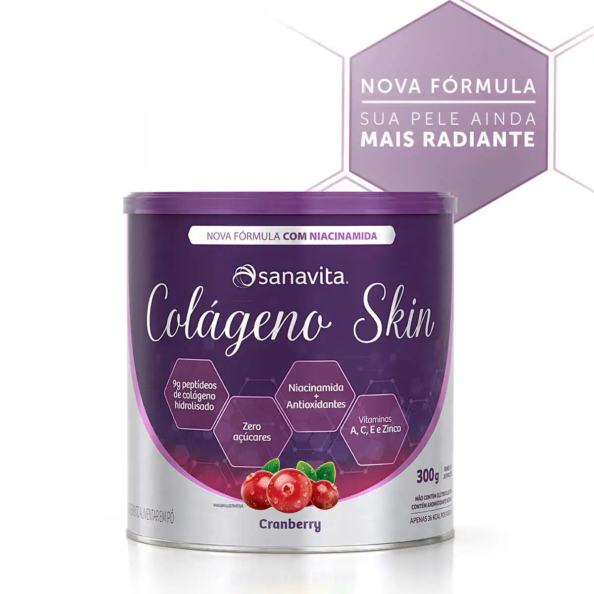 Colágeno Skin Saúde Para Pele 300g - Sanavita
