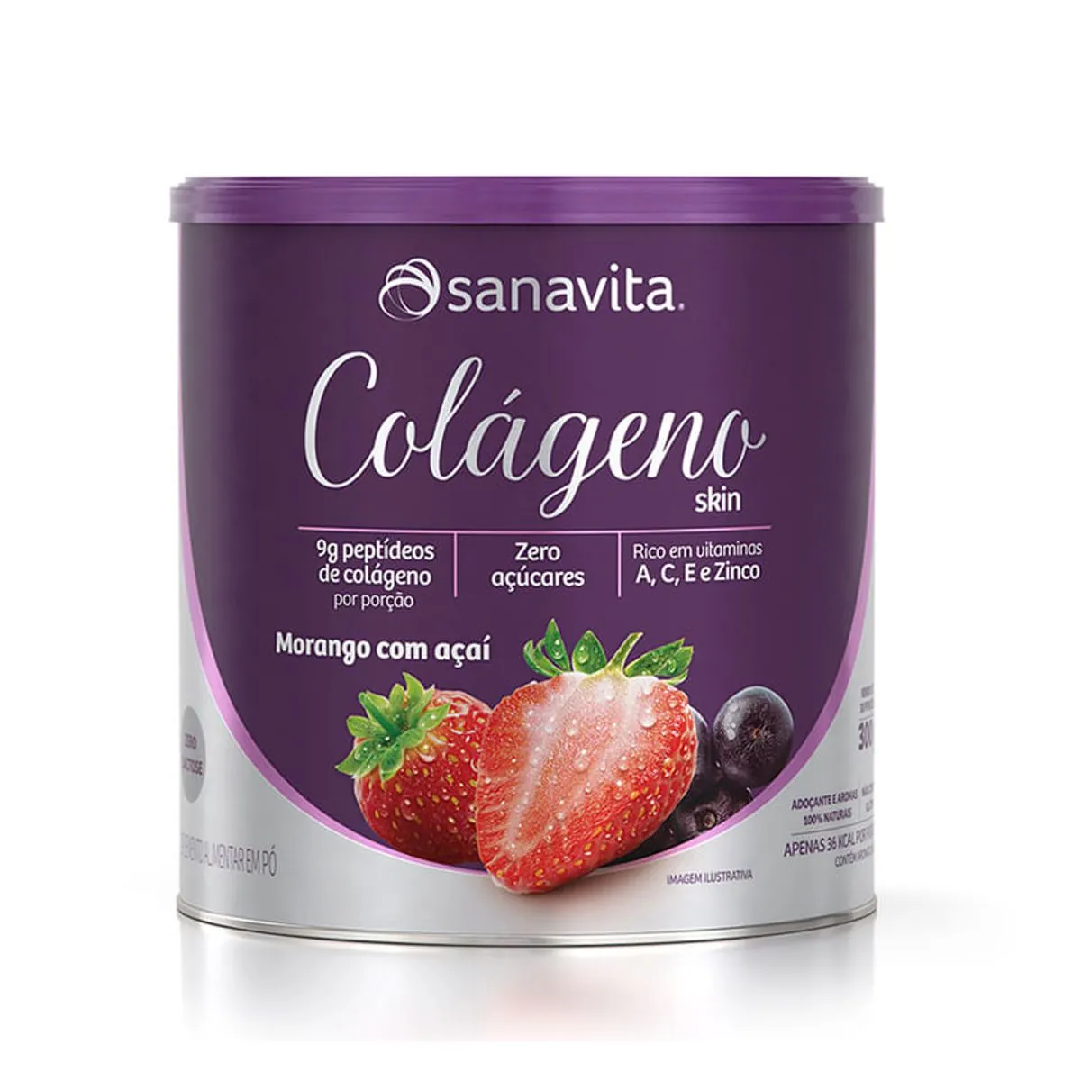 Colágeno Skin Saúde Para Pele 300g - Sanavita
