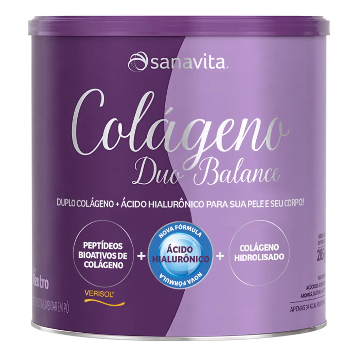 Sanavita Colágeno Duo Balance - Neutro 285g