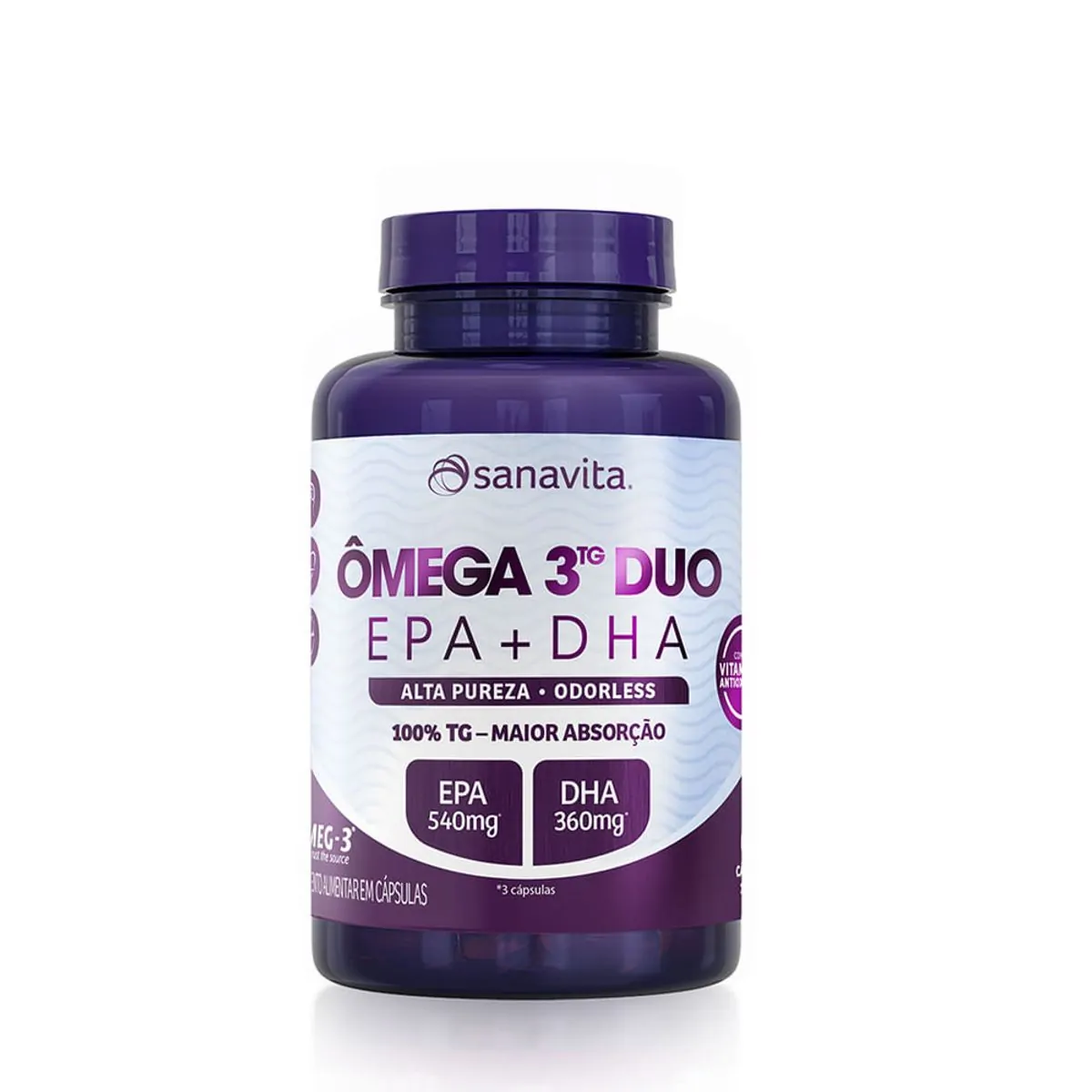 Ômega 3TG Duo Sanavita 60 cápsulas