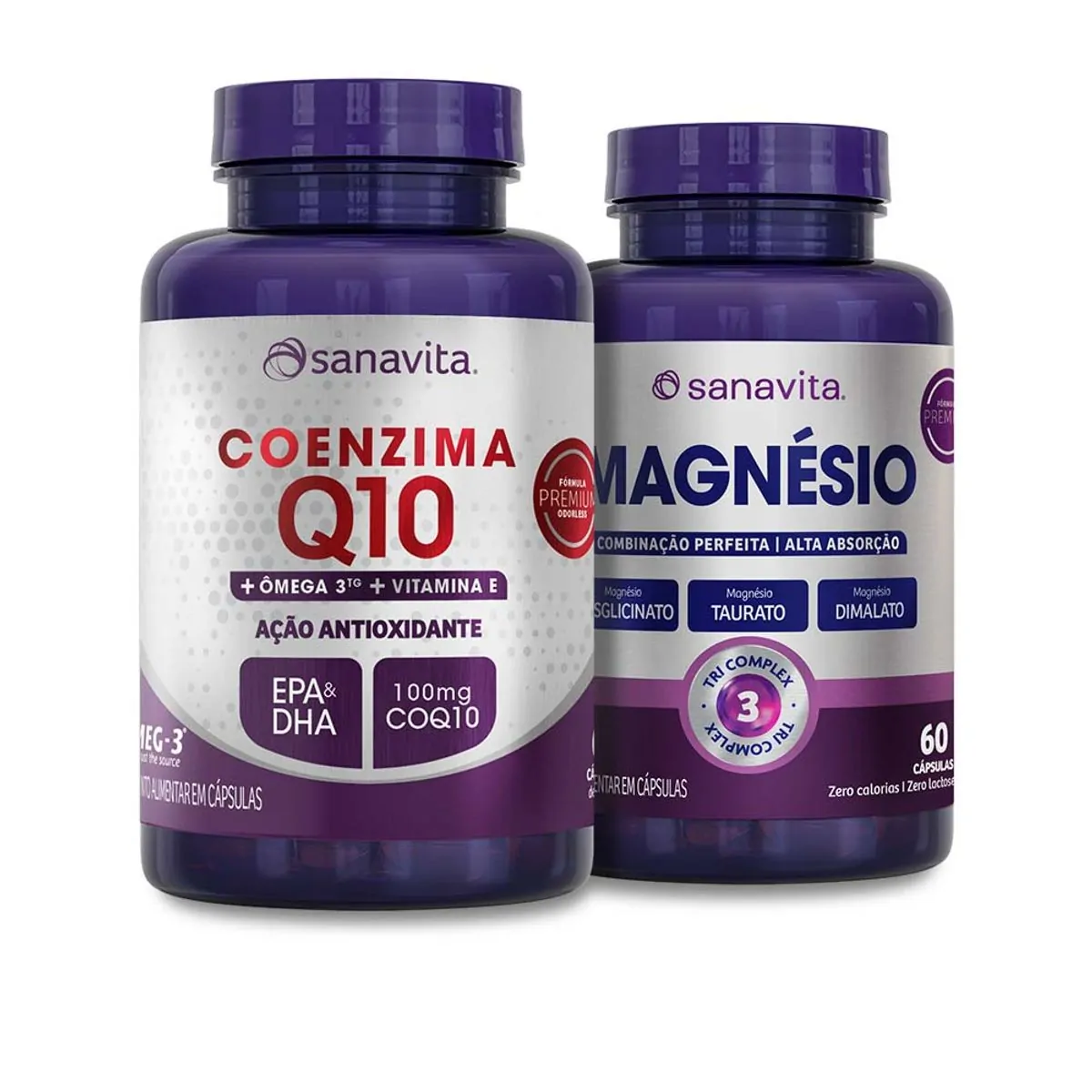 Suplemento Alimentar Coenzima Q10 Sanavita 60 Cápsulas