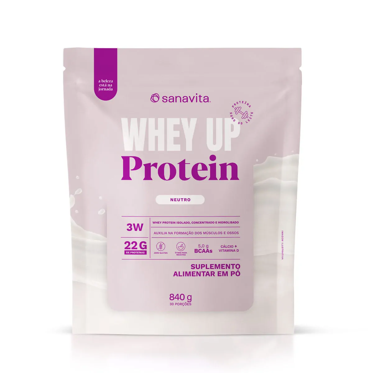 Whey UP NEUTRO 900G 30 DOSES Sanavita
