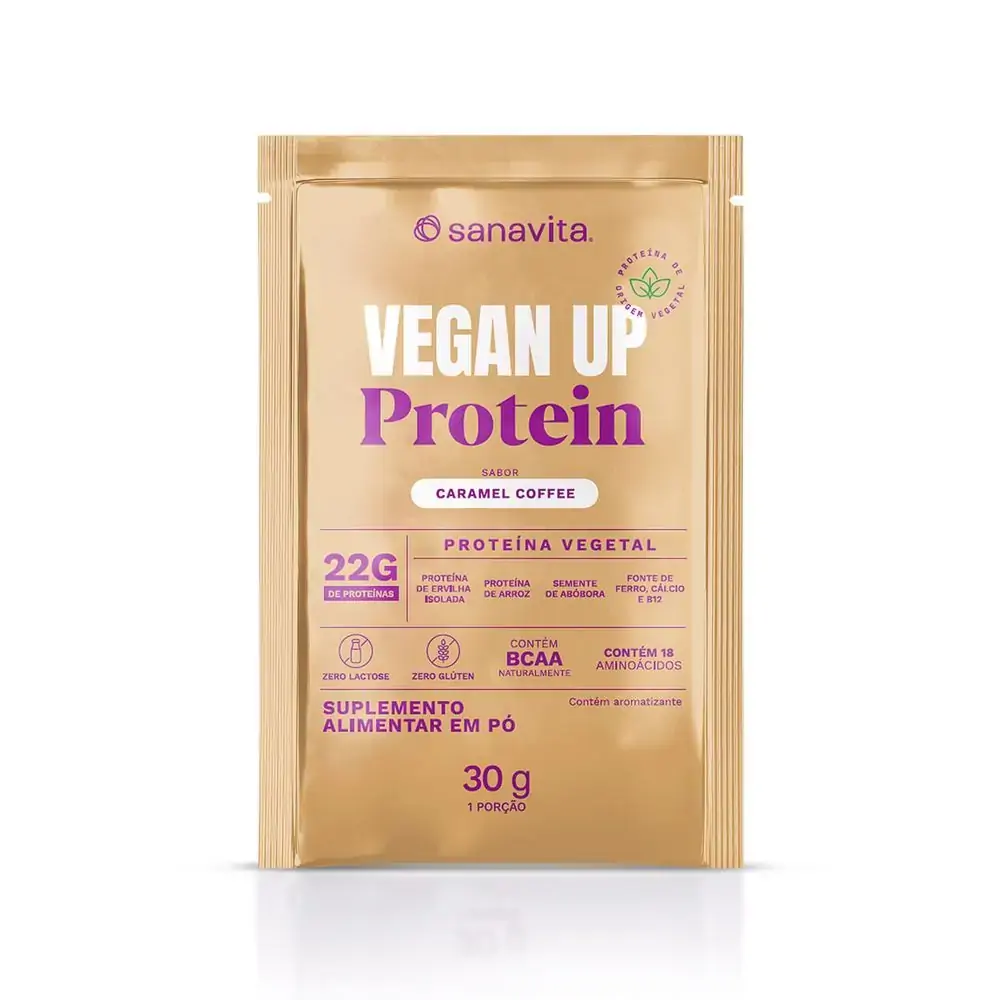 Vegan UP - Sachê - CARAMEL COFFEE. 30G