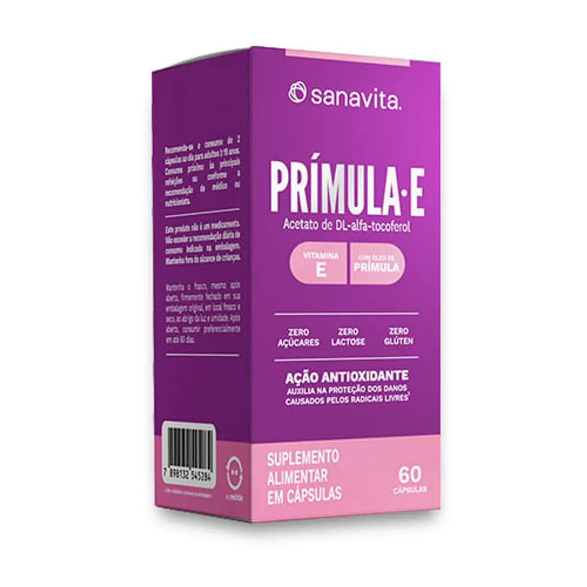 Prímula E Sanavita Caixa 60 Cápsulas