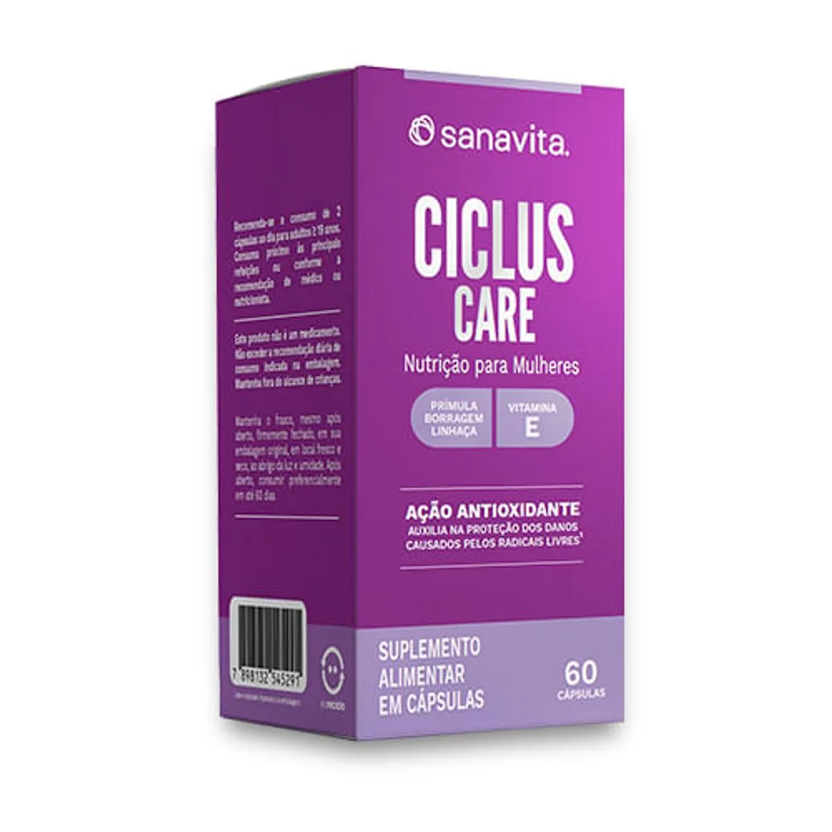 Ciclus Care Frasco 60 Cápsulas Sanavita