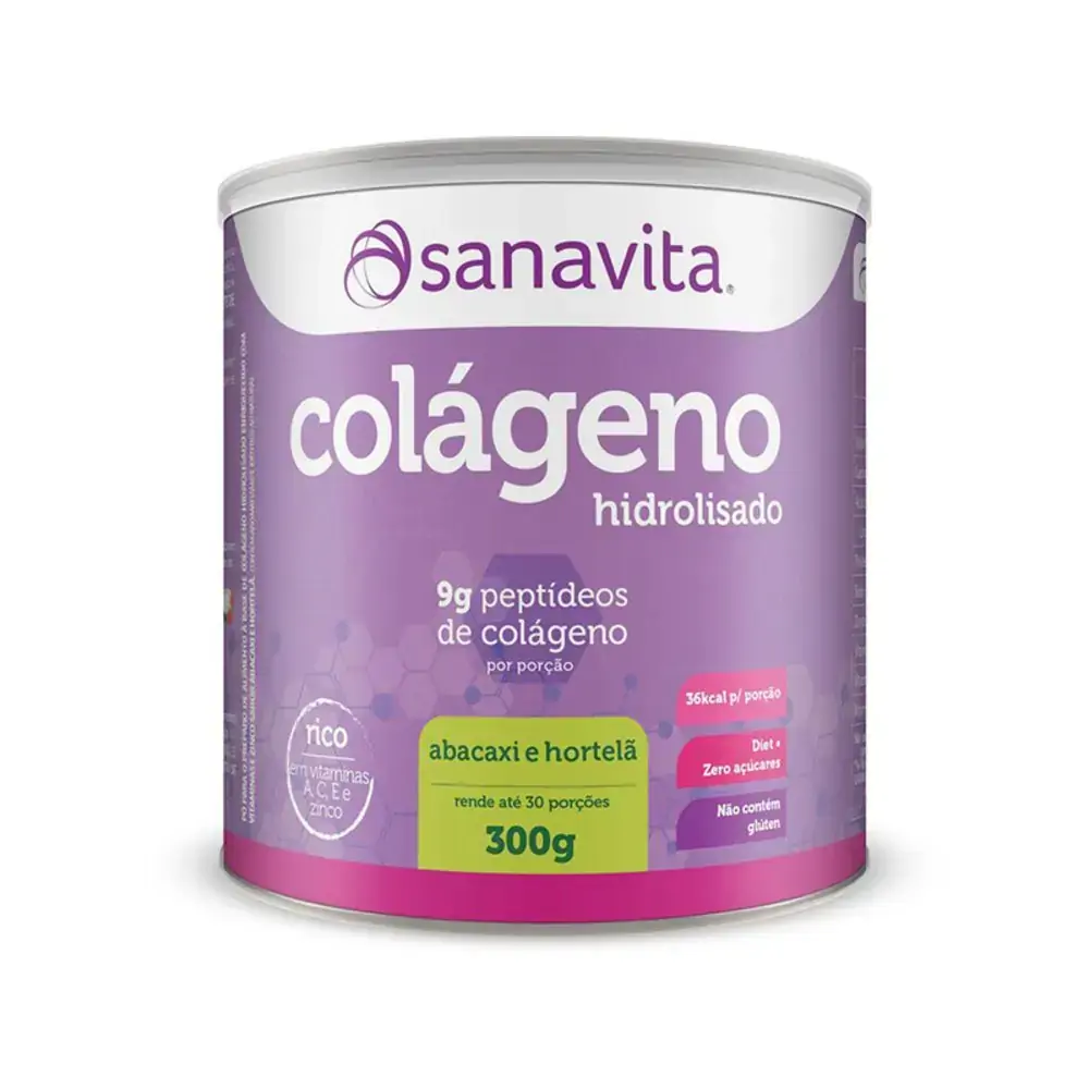 Colageno Hidolizado Neutro 300g Sanavita