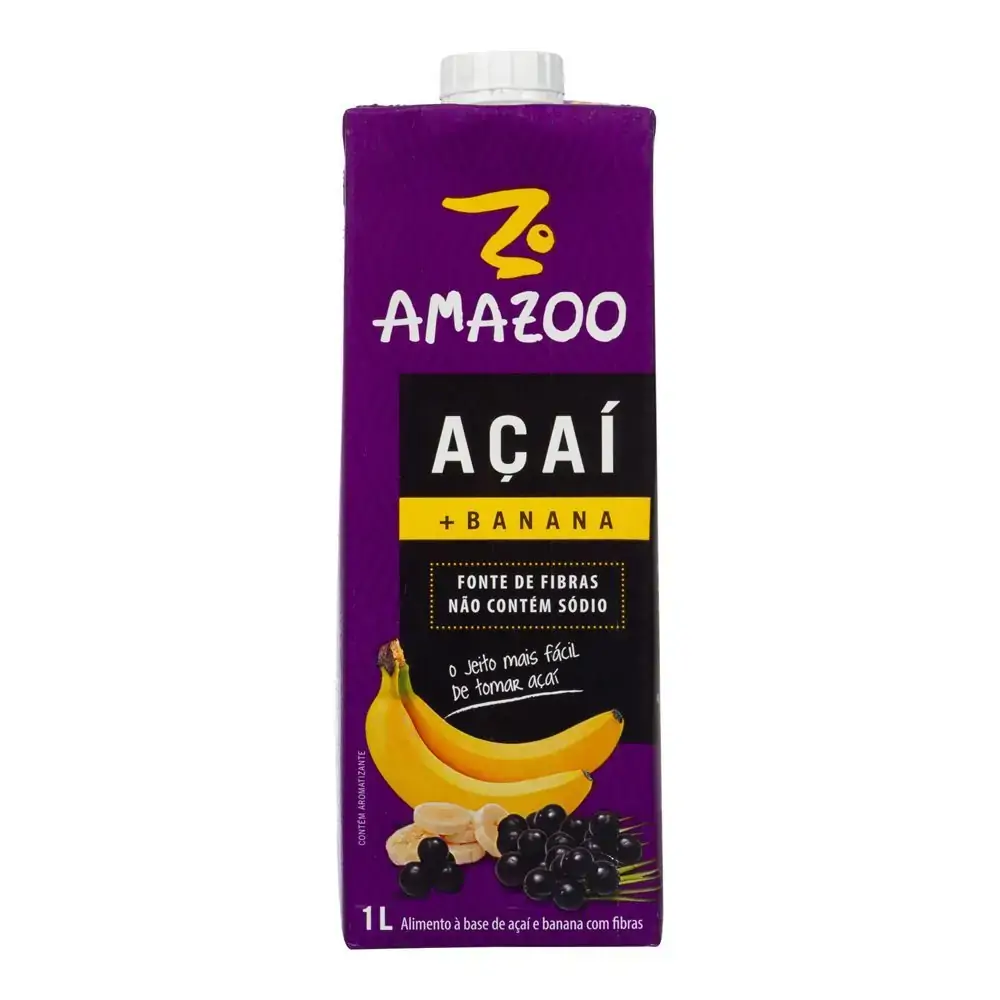 Suco Amazoo Acai C/banana