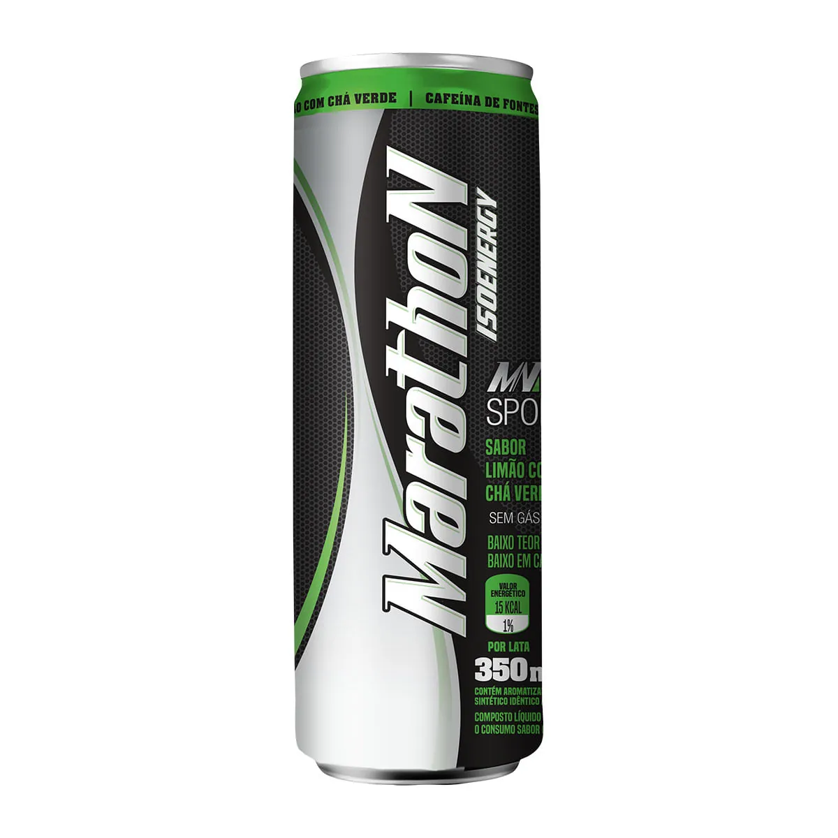 Energético Sabor Chá Verde Com Limão Lata Marathon 350ml